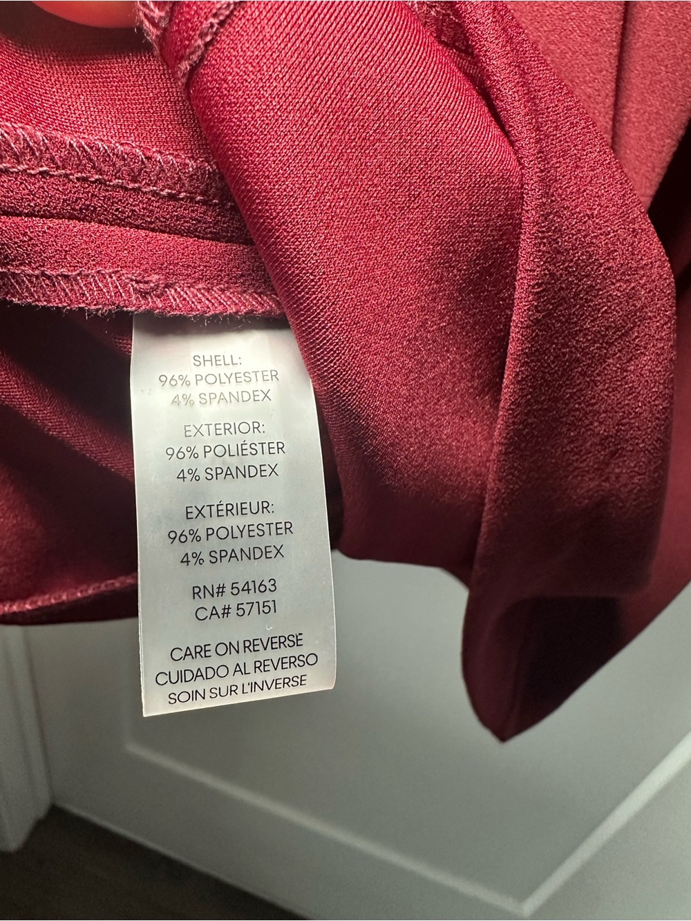 ❤️🤎 NWT! Maroon CALVIN KLEIN Sleeveless Tie Neck Dress - Size 14 - Picture 8 of 10
